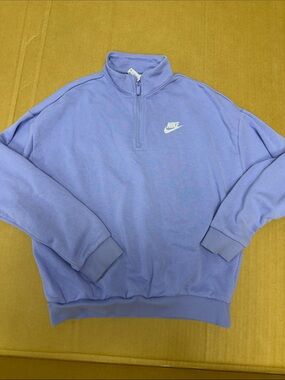 Nike Lavender Half-Zip Sweatshirt for Kids